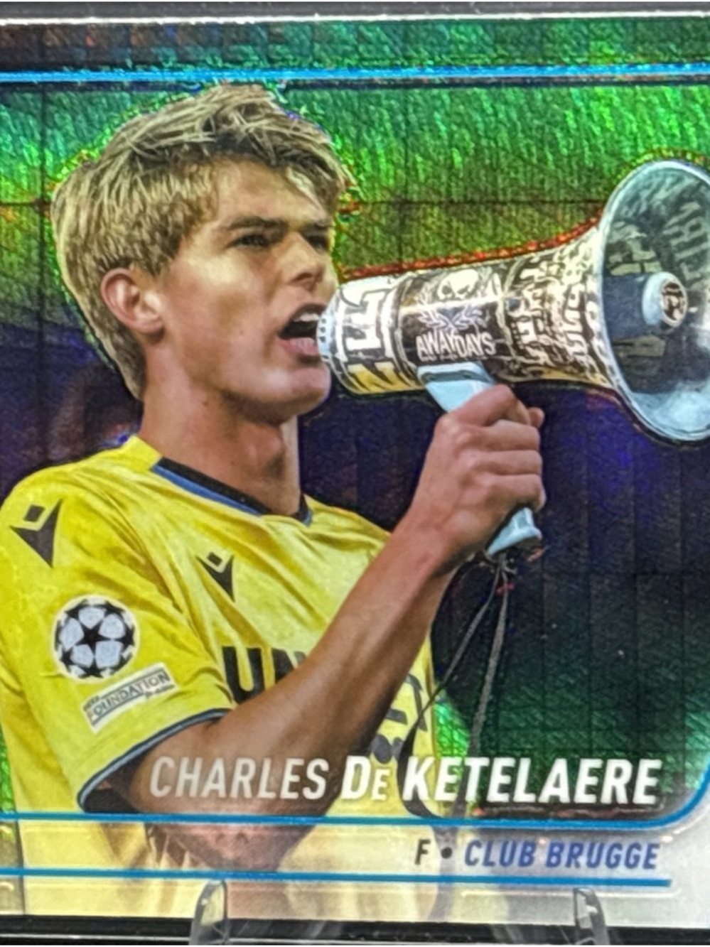 Topps Charles De Ketelaere Soccer Trading Card Holo